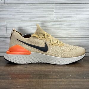 Nike Epic React Flyknit 2 Men’s Gold Shoes - Men’s Size 11.5